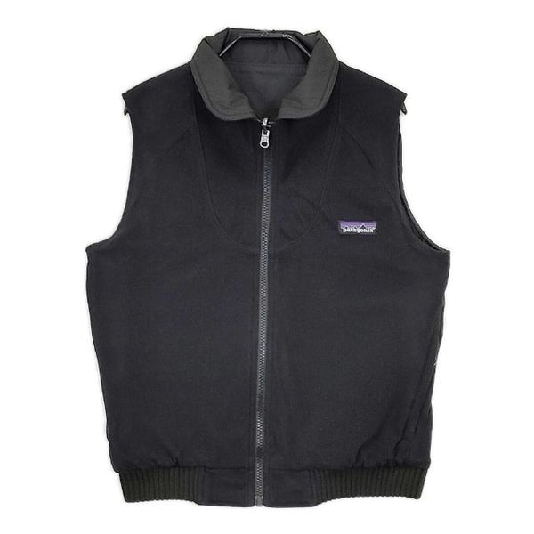 patagonia デュアリティベスト 28155 リバーシブル フリース ベスト ブラック レディース パタゴニア【中古】5-0917T∞