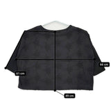 Kelen レース 七分袖 Ｔシャツ カットソー ブラック レディース ケレン【中古】5-0616S∞