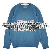 R&D.M.Co- ウール クルーネック サイズS セーター ニット ライトブルー レディース オールドマンズテーラー【中古】5-0920T♪
