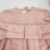 MarchAprilMay マーチエイプリルメイ spring dress momo スプリングドレス 定価38500円 ギャザー ワンピース ピンク レディース【中古】5-0415M♪