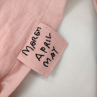 MarchAprilMay マーチエイプリルメイ spring dress momo スプリングドレス 定価38500円 ギャザー ワンピース ピンク レディース【中古】5-0415M♪