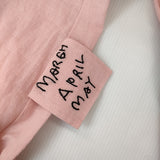 MarchAprilMay マーチエイプリルメイ spring dress momo スプリングドレス 定価38500円 ギャザー ワンピース ピンク レディース【中古】5-0415M♪