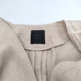 オオカミとフクロウ portom22072 ワンピース ローブ リネンガウン 羽織 コート ベージュ レディース オオカミとフクロウ【中古】5-0604M∞