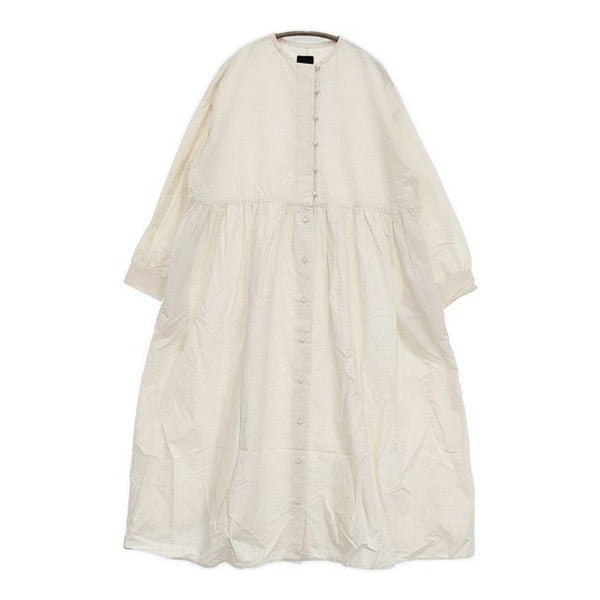 オオカミとフクロウ フクロウとはくちょう座のシシル 定価23980円 portom24061 ラミー混 ドレス ワンピース ベージュ レディース オオカミとフクロウ【中古】5-0921M∞
