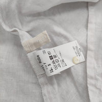 nest Robe リネンエンブロイダリーレースブラウス 01241-1007 刺繍 ブラウス シャツ 24SS オフホワイト レディース ネストローブ【中古】5-0616M∞