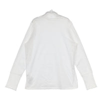 nest Robe コットン切替シアータートルプルオーバー 01241-1487-1 長袖Ｔシャツ カットソー ロンＴ 24SS ホワイト レディース ネストローブ【中古】5-0907M∞