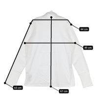 nest Robe コットン切替シアータートルプルオーバー 01241-1487-1 長袖Ｔシャツ カットソー ロンＴ 24SS ホワイト レディース ネストローブ【中古】5-0907M∞