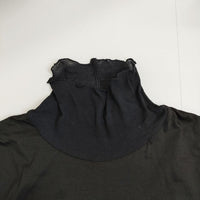 nest Robe コットン切替シアータートルプルオーバー 01241-1487-1 カットソー 24SS ブラック レディース ネストローブ【中古】5-0907M∞