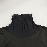 nest Robe コットン切替シアータートルプルオーバー 01241-1487-1 カットソー 24SS ブラック レディース ネストローブ【中古】5-0907M∞