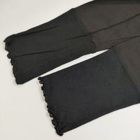 nest Robe コットン切替シアータートルプルオーバー 01241-1487-1 カットソー 24SS ブラック レディース ネストローブ【中古】5-0907M∞