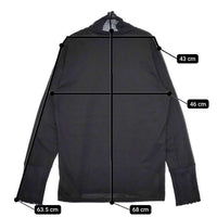nest Robe コットン切替シアータートルプルオーバー 01241-1487-1 カットソー 24SS ブラック レディース ネストローブ【中古】5-0907M∞
