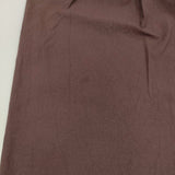MARGARET HOWELL 578-4143011 サイズ2 コットンシルク 2タック パンツ 24SS ブラウン レディース マーガレットハウエル【中古】5-0415M♪