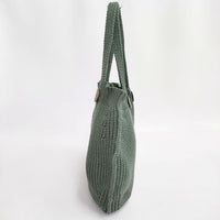 mina perhonen meadow TS87896 ニット トートバッグ グリーン レディース ミナペルホネン【中古】5-0924G∞