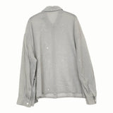 mina perhonen loysa acs1306 サイズ40 定価41800円 ブラウス シャツ 24SS グレー レディース ミナペルホネン【中古】5-0415M♪