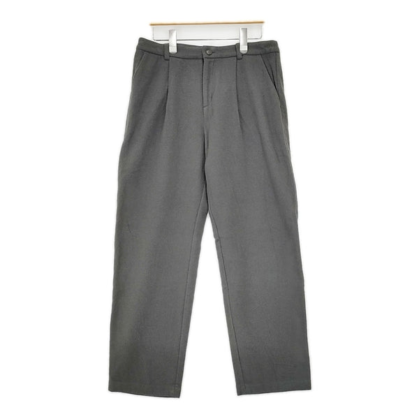evam eva E183T122 ウールカシミヤタックパンツ サイズ2 パンツ グレー レディース エヴァムエヴァ【中古】5-0914T△