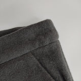evam eva E183T122 ウールカシミヤタックパンツ サイズ2 パンツ グレー レディース エヴァムエヴァ【中古】5-0914T△
