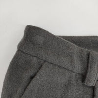 evam eva E183T122 ウールカシミヤタックパンツ サイズ2 パンツ グレー レディース エヴァムエヴァ【中古】5-0914T△