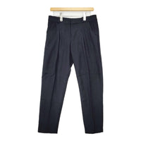 evam eva E173T164 ウールタックパンツ サイズ2 パンツ ネイビー レディース エヴァムエヴァ【中古】5-0914T△