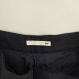 evam eva E173T164 ウールタックパンツ サイズ2 パンツ ネイビー レディース エヴァムエヴァ【中古】5-0914T△