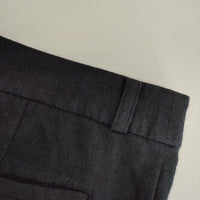 evam eva E173T164 ウールタックパンツ サイズ2 パンツ ネイビー レディース エヴァムエヴァ【中古】5-0914T△