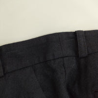 evam eva E173T164 ウールタックパンツ サイズ2 パンツ ネイビー レディース エヴァムエヴァ【中古】5-0914T△