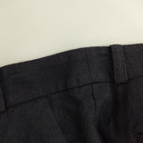 evam eva E173T164 ウールタックパンツ サイズ2 パンツ ネイビー レディース エヴァムエヴァ【中古】5-0914T△