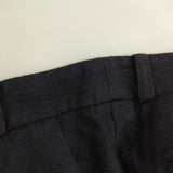 evam eva E173T164 ウールタックパンツ サイズ2 パンツ ネイビー レディース エヴァムエヴァ【中古】5-0914T△