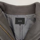 allureville ショートビーバースタンドコート ウール コート グレージュ レディース アルアバイル【中古】5-1026T∞