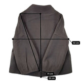 allureville ショートビーバースタンドコート ウール コート グレージュ レディース アルアバイル【中古】5-1026T∞