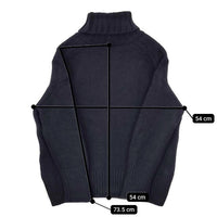 GALERIE VIE ファインウールタートルネックプルオーバー セーター ニット 23AW ネイビー レディース ギャルリーヴィー【中古】5-0917T∞