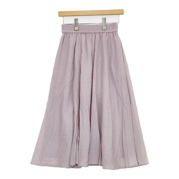 suadeo スアデオ ギャザーボリュームスカート 24SS07-SK02-N25 定価17600円 ロングスカート ラベンダー レディース【中古】5-0710M♪