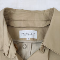 MACKINTOSH PHILOSOPHY ゴム引き サイズ40 トレンチコート ベージュ レディース マッキントッシュフィロソフィー【中古】5-0710M♪