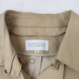 MACKINTOSH PHILOSOPHY ゴム引き サイズ40 トレンチコート ベージュ レディース マッキントッシュフィロソフィー【中古】5-0710M♪