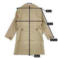 MACKINTOSH PHILOSOPHY ゴム引き サイズ40 トレンチコート ベージュ レディース マッキントッシュフィロソフィー【中古】5-0710M♪
