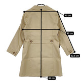 MACKINTOSH PHILOSOPHY ゴム引き サイズ40 トレンチコート ベージュ レディース マッキントッシュフィロソフィー【中古】5-0710M♪