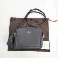 Kate Spade レザー タッセル ショルダーバッグ ブラック レディース ケイトスペード【中古】5-0924G∞