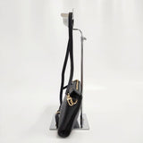 Tory Burch ROBINSON ロビンソン レザー Crossbody Bag 12169199 ショルダーバッグ ブラック レディース トリーバーチ【中古】5-0924G∞