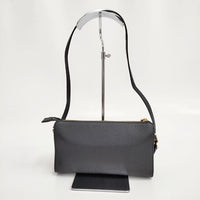 Tory Burch ROBINSON ロビンソン レザー Crossbody Bag 12169199 ショルダーバッグ ブラック レディース トリーバーチ【中古】5-0924G∞