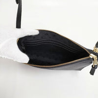Tory Burch ROBINSON ロビンソン レザー Crossbody Bag 12169199 ショルダーバッグ ブラック レディース トリーバーチ【中古】5-0924G∞