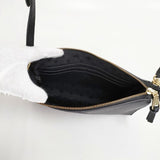 Tory Burch ROBINSON ロビンソン レザー Crossbody Bag 12169199 ショルダーバッグ ブラック レディース トリーバーチ【中古】5-0924G∞
