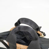 VIOLAd'ORO 2WAYショルダーバッグ かご トートバッグ ベージュ ブラック レディース ヴィオラドーロ【中古】5-0924G∞