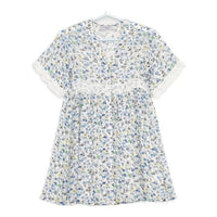 ANNA SUI ANNA SUI MINI キッズL 花柄 レース ワンピース マルチカラー レディース アナスイ【中古】5-0616S∞