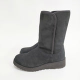 UGG AMIE アミ サイズ25cm ムートンブーツ ブーツ ブラック レディース アグ【中古】5-1023T◎
