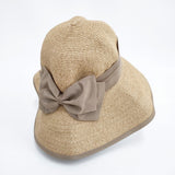 Beaurance ビューランス ペーパーハット mikayo matsushima サイズL～M 帽子 ハット ベージュ レディース【中古】5-0825M◎