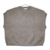 自由区 【洗える】フェザーラメ ベスト サイズ38 KRWMCA0355 定価24970円 ベスト 24AW シルバー レディース 自由区【中古】5-0415T♪