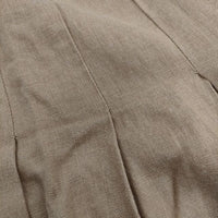 and quarter アンドクウォーター リネン ロングスカート マスタード レディース【中古】5-0604M∞