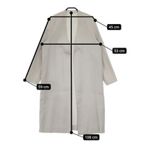 iCB ライトリバー ロングコート 定価49940円 CMCYSS0203 ベルト付き コート 23SS グレー レディース アイシービー【中古】5-0616M∞