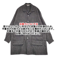 ARTS&SCIENCE ヘリンボーン 093-U209-341 サイズ2 オープンカラーシャツ ジャケット グレー ユニセックス アーツ&サイエンス【中古】5-0920T♪