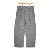 ARTS&SCIENCE 081-U362-113 リネン グレンチェック パンツ グレー レディース アーツ&サイエンス【中古】5-0616M∞