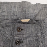 ARTS&SCIENCE 081-U362-113 リネン グレンチェック パンツ グレー レディース アーツ&サイエンス【中古】5-0616M∞